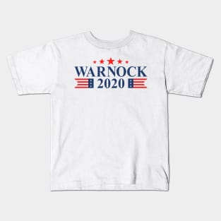 Vote Warnock For President 2020 Election Kids T-Shirt